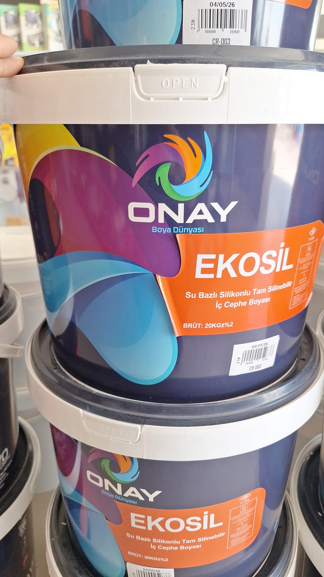 20tam silinebilir duvar boyası